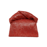 Moby Red & Gold Mesh Pattern on Suede