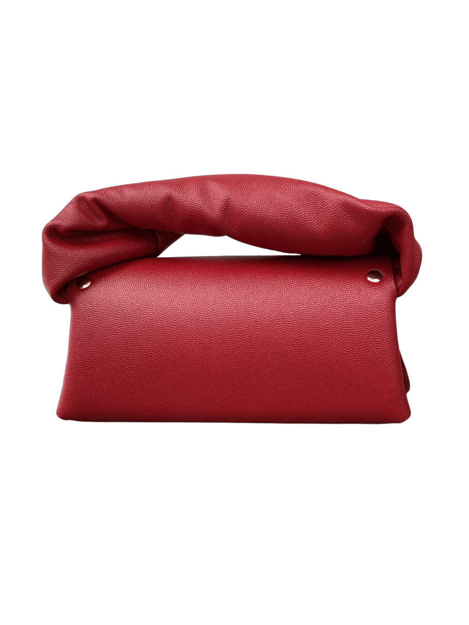 Seyi Red Stingray Print Leather