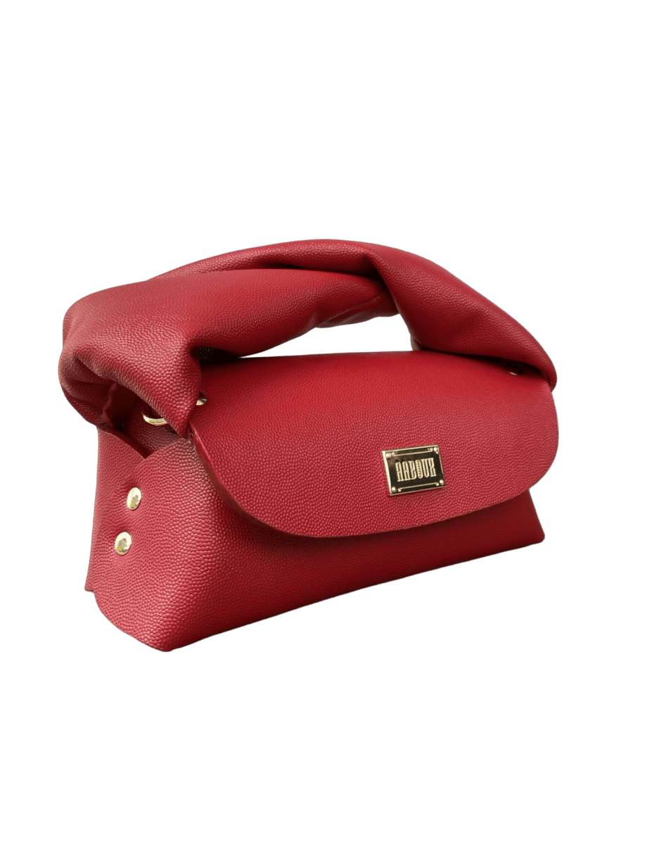 Seyi Red Stingray Print Leather