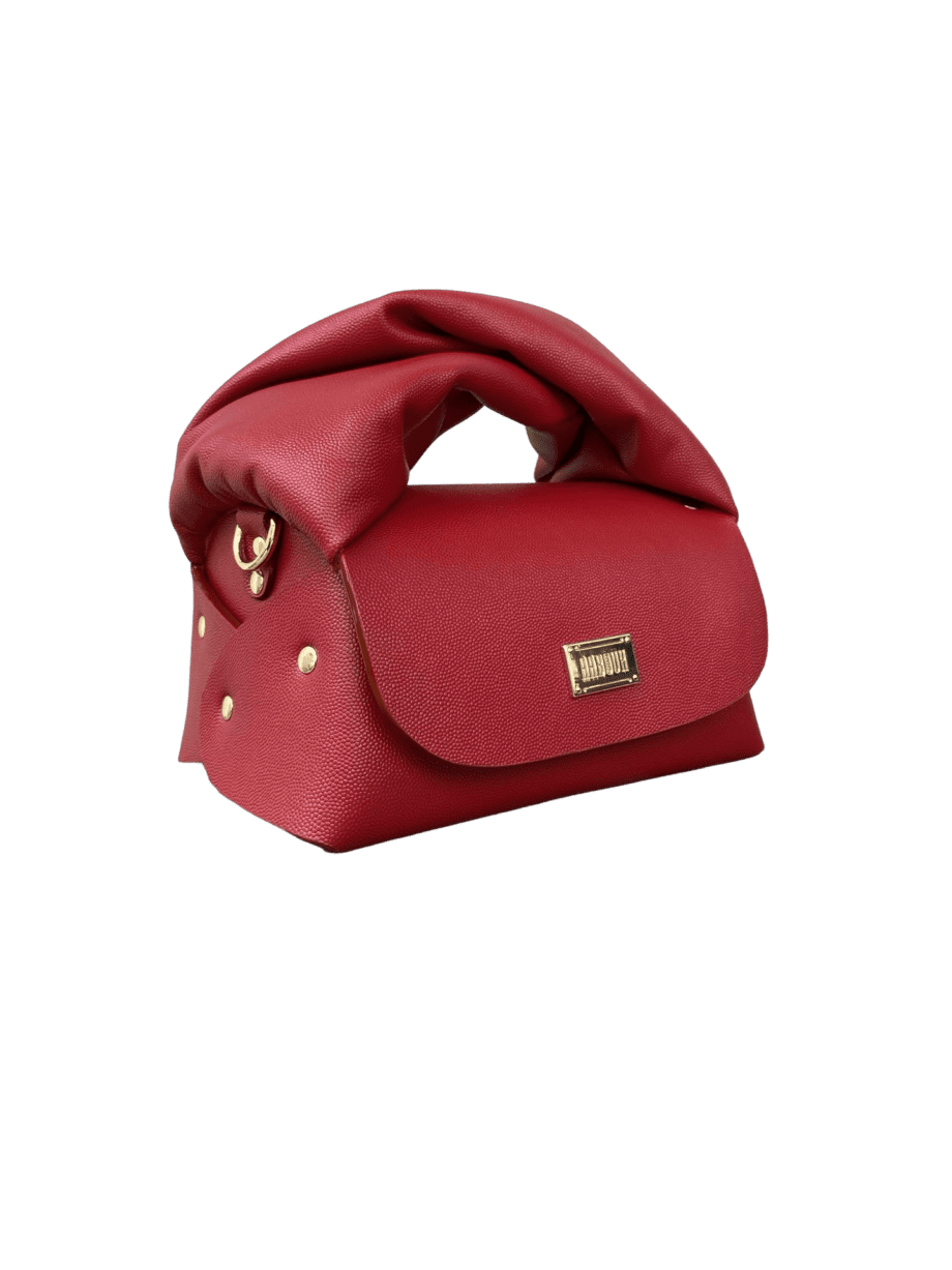 Nury XO (New Size) Red Stingray Print Leather