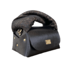 Nury XO (New Size) Cheetah Print Suede & Black Smooth Grain Leather