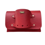 Jare Red Stingray Print Leather