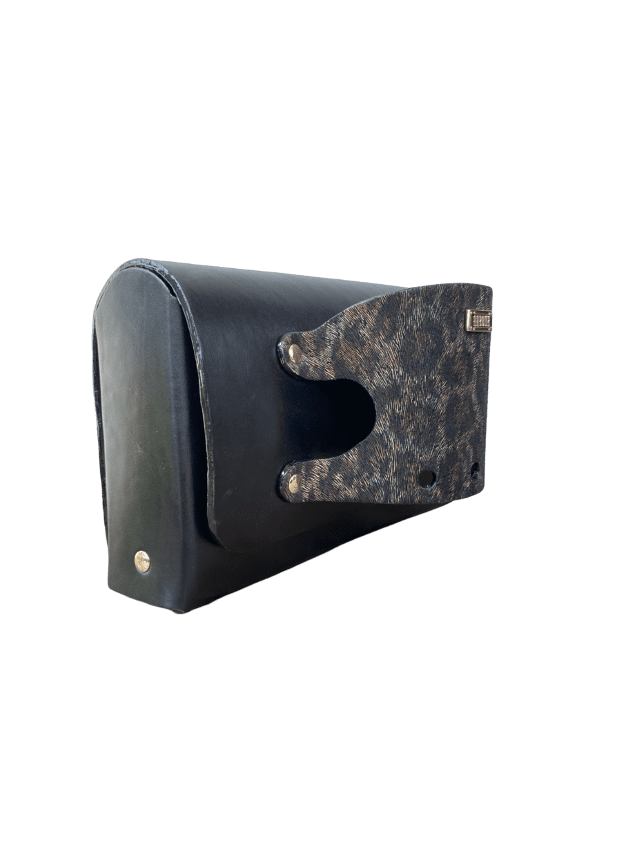 Jare Cheetah Print Suede & Black Smooth Grain Leather