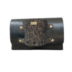 Jare Cheetah Print Suede & Black Smooth Grain Leather