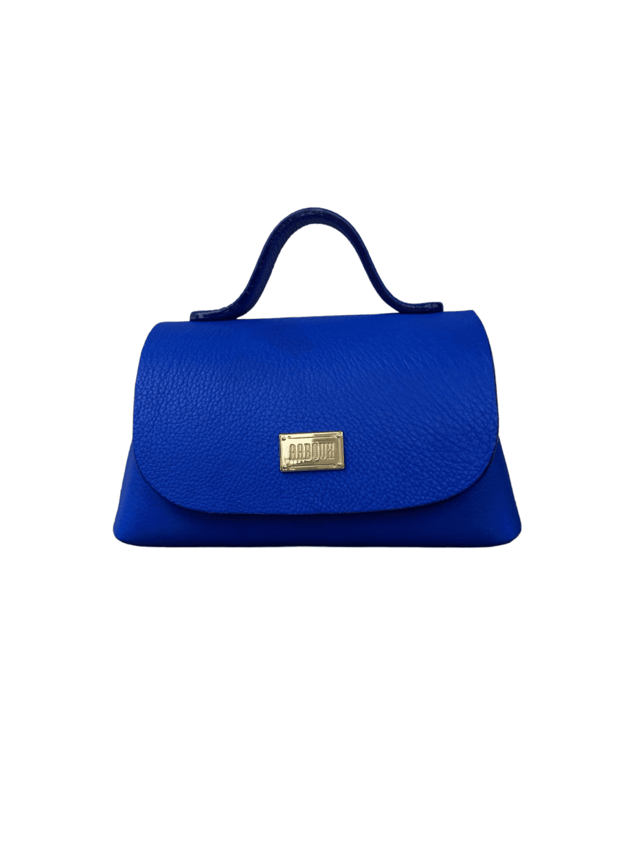 Mira XO (New Size) Blue Crumpled Leather