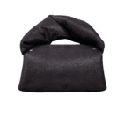 Nury XO (New Size) Black Printed Pebble Grain Suede