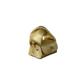Lily Gold Metallic Smooth Grain Leather