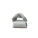Lily Silver Metallic Flat Grain Leather