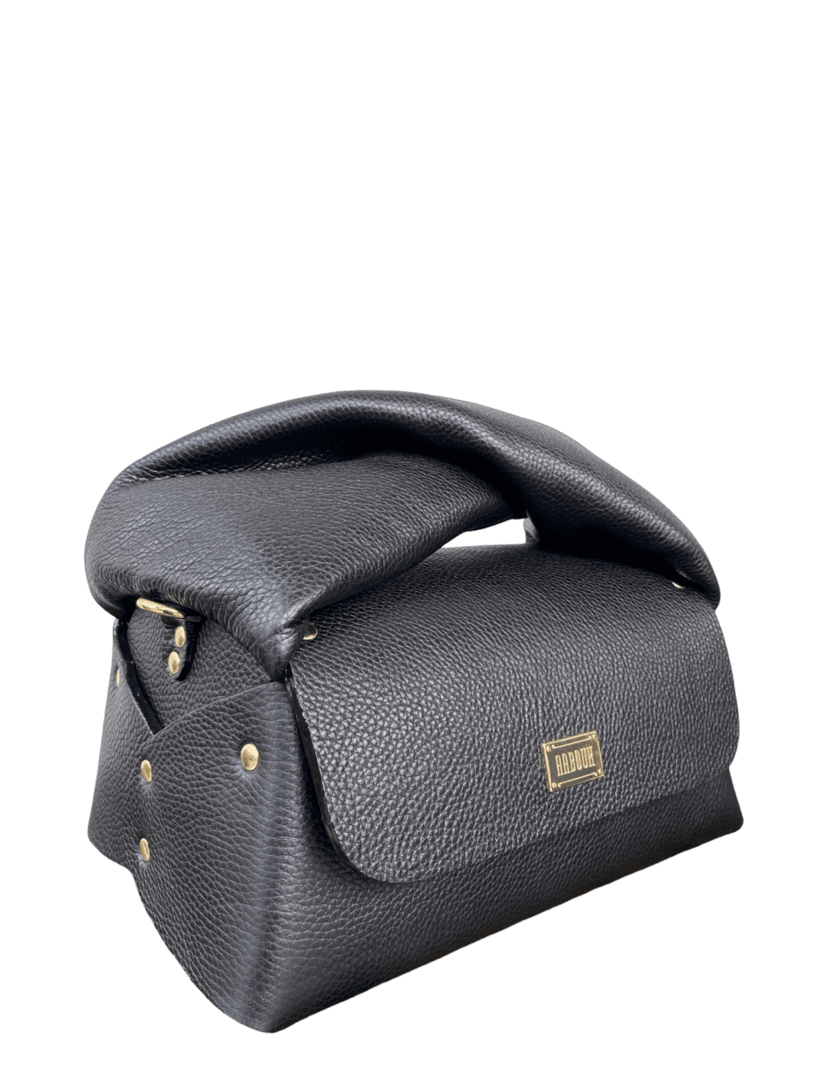 Nyla Black Pebble Grain