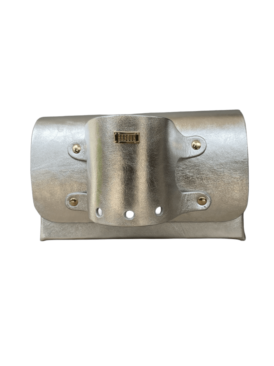 Jaré Silver Rumpled Flat Grain