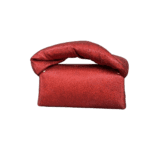Seyi Red Micro Sequined Leather