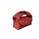 Seyi Red Micro Sequined Leather