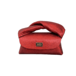 Seyi Red Micro Sequined Leather