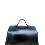 Mila Black Shiny Epi Leather