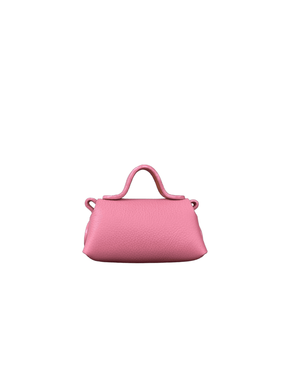 Kach Pale Pink Crumpled Leather