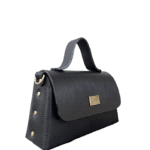 Lina Black Pebble Grain