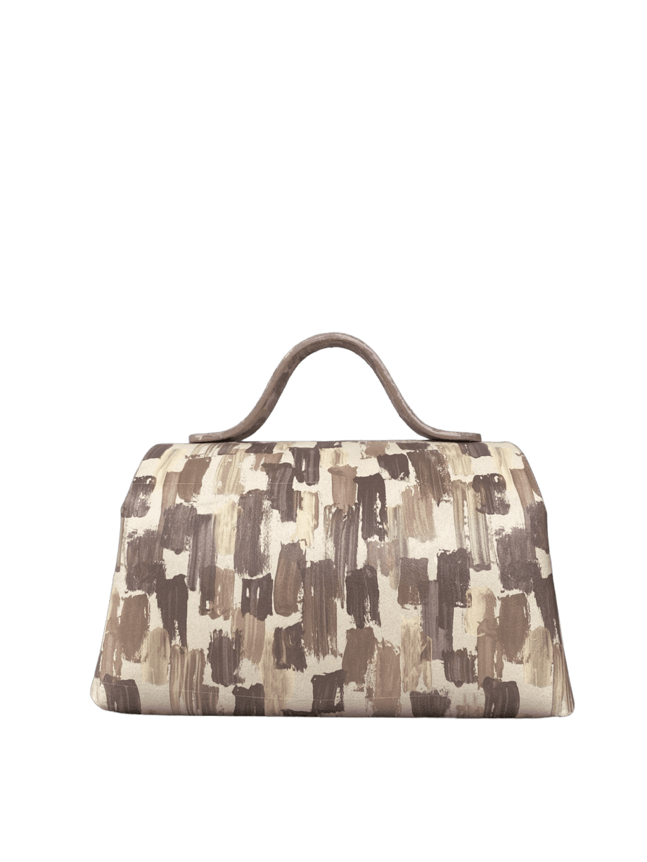 Mira XO Cream & Brown Handpaint Leather