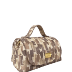 Mira XO Cream & Brown Handpaint Leather