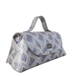 Tali Denim & Grey Python Print