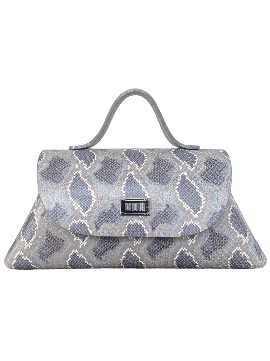 Tali Denim & Grey Python Print