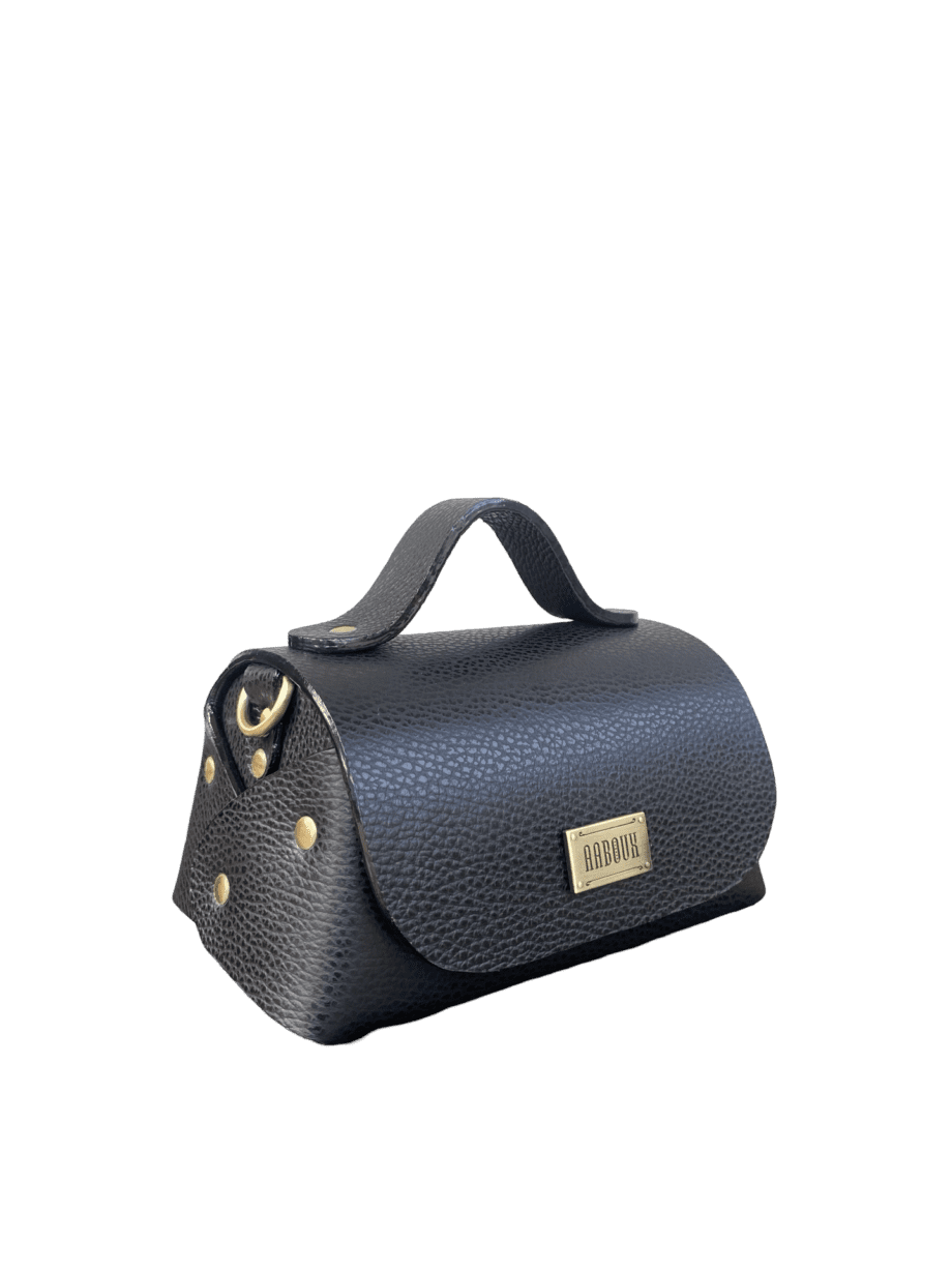 Mira Black Pebble Grain