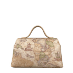 Mira XO Vintage Map Print Leather