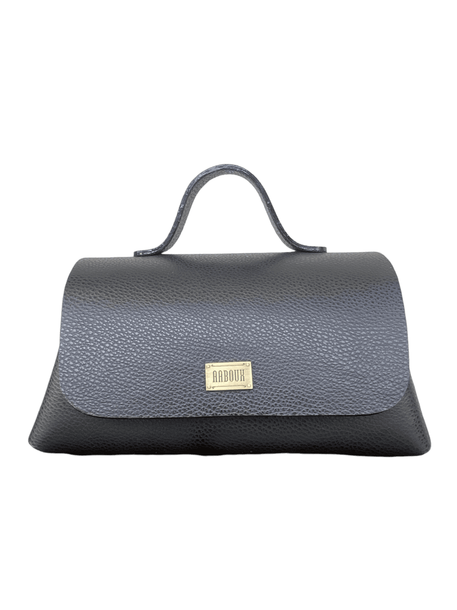 Mila Black Pebble Grain