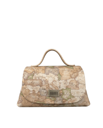 Mira XO Vintage Map Print Leather