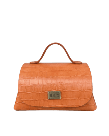 Mira XO Orange Crocco Print