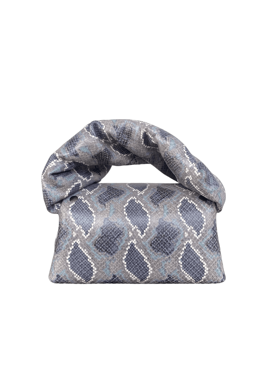 Nury Denim & Grey Python Print