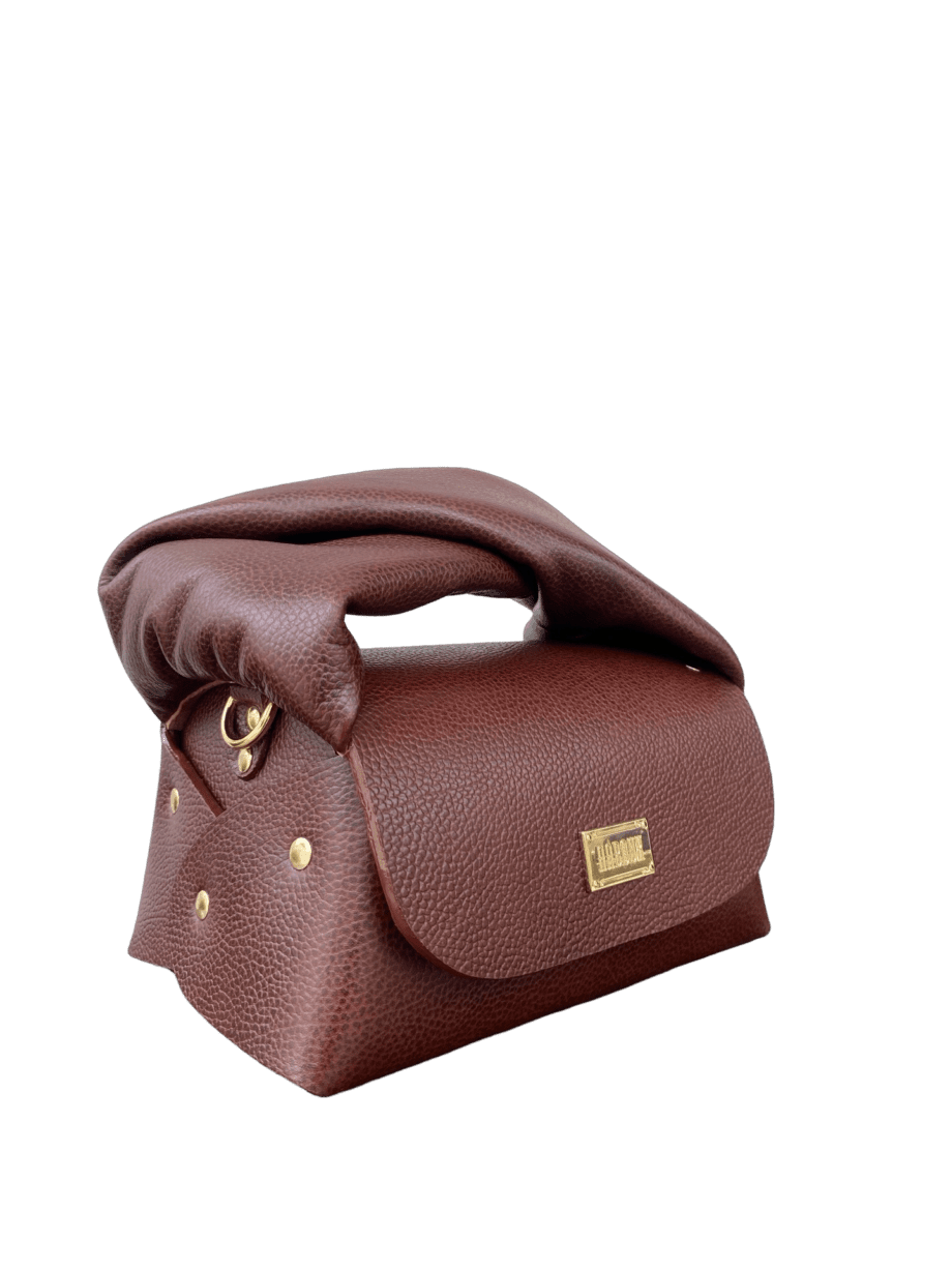 Nury XO Chocolate Brown Pebble Grain