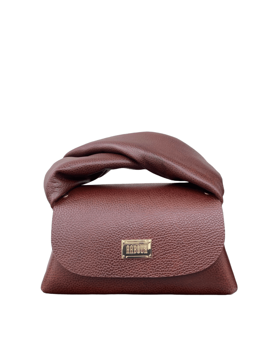 Nury XO Chocolate Brown Pebble Grain