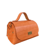 Mira XO Orange Crocco Print