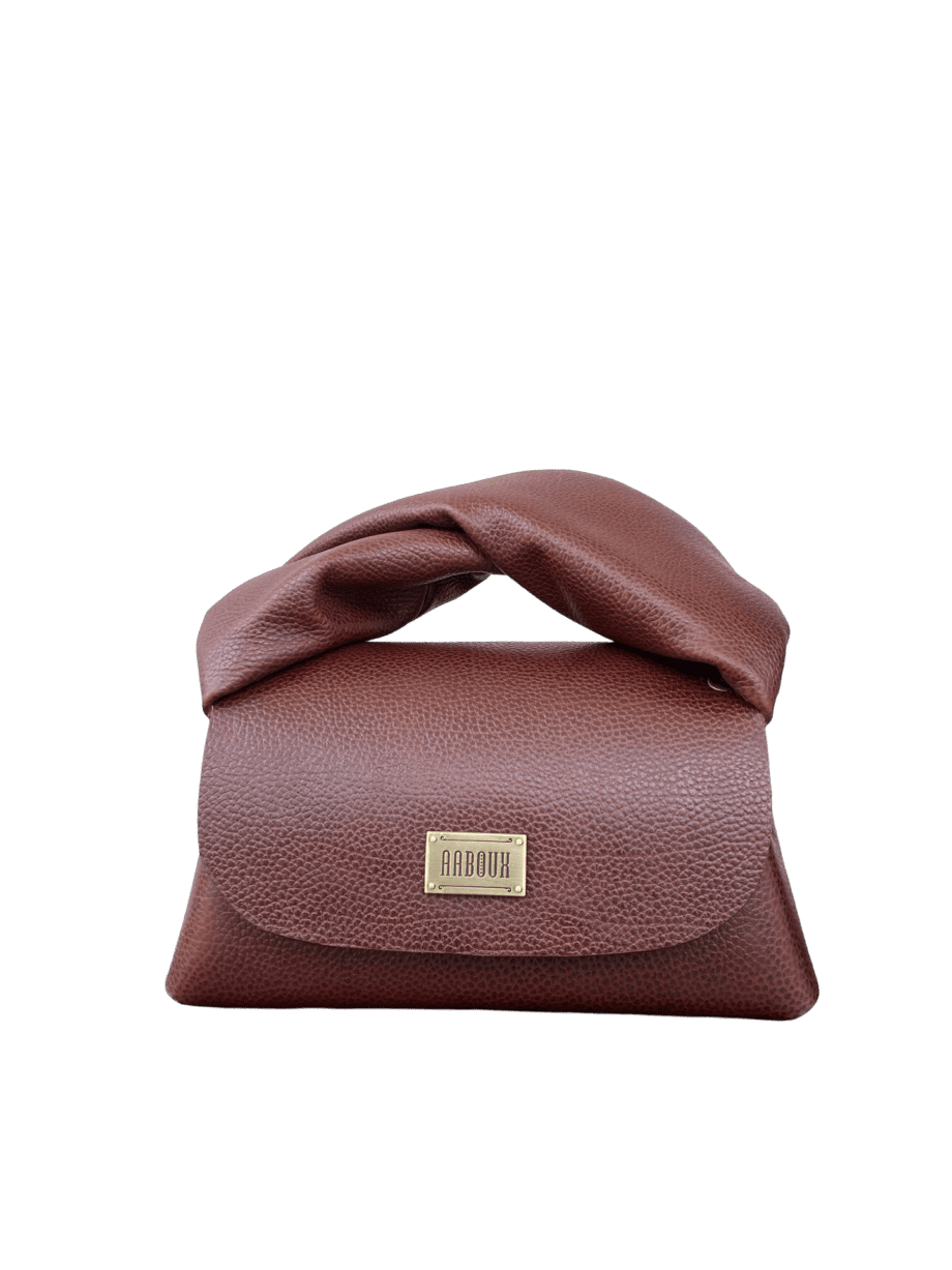 Nury XO Chocolate Brown Pebble Grain