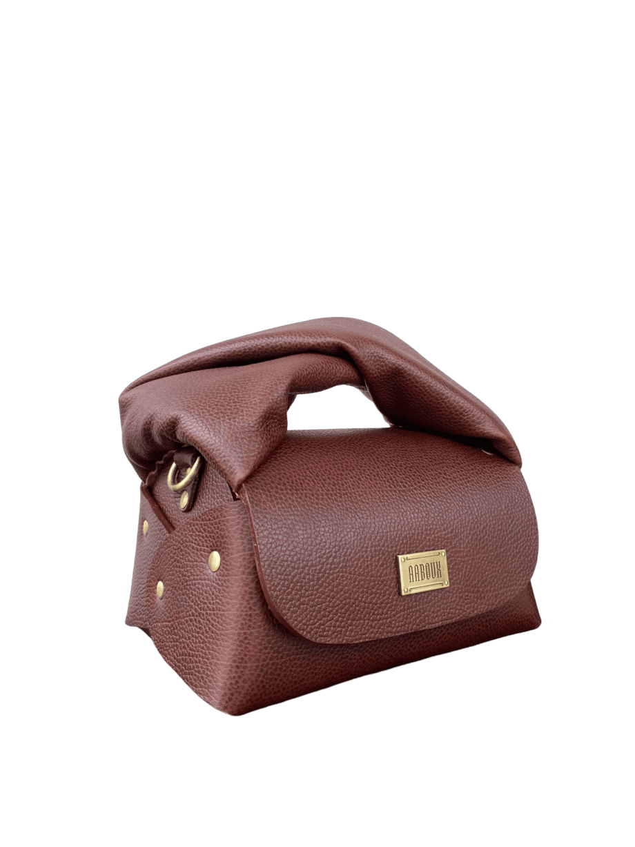 Nury XO Chocolate Brown Pebble Grain