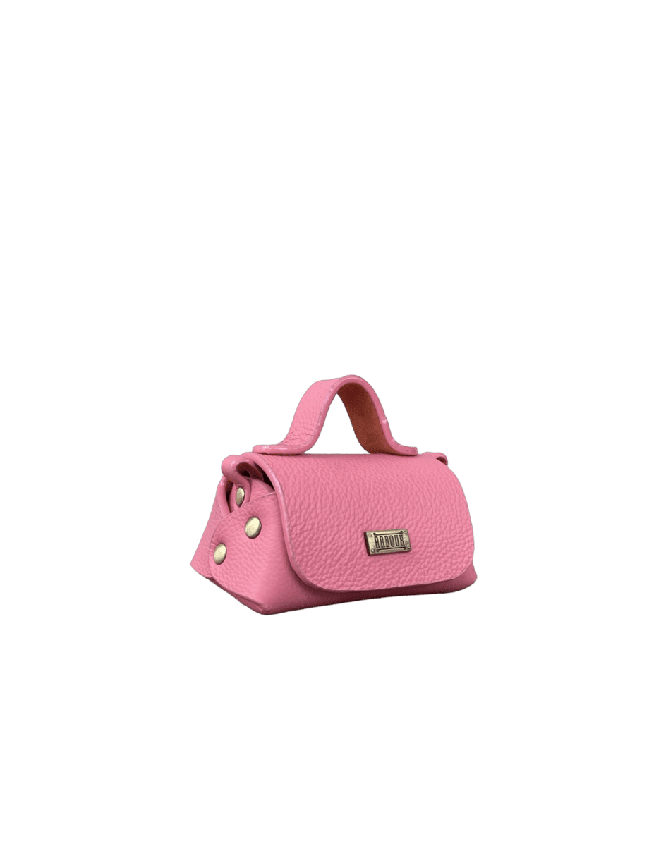 Kach Pale Pink Crumpled Leather