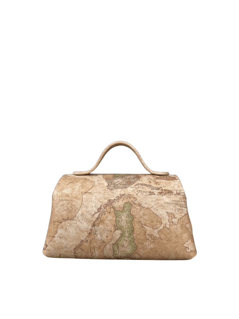 Mira Vintage Map Print Leather