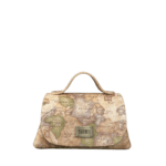 Mira Vintage Map Print Leather