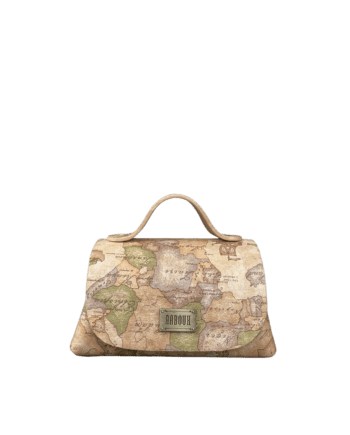 Mira Vintage Map Print Leather