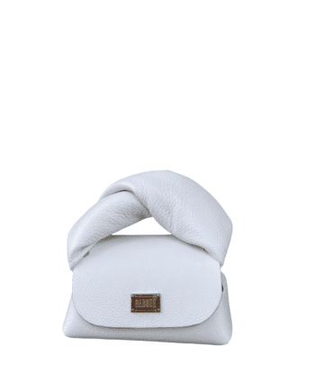 Nury White Pebble Grain