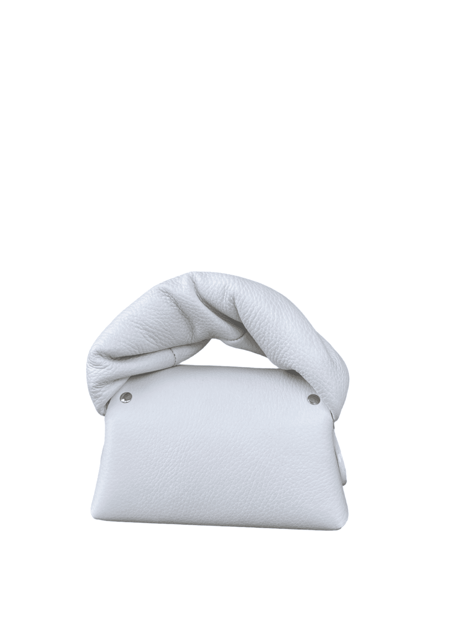 Nury White Pebble Grain