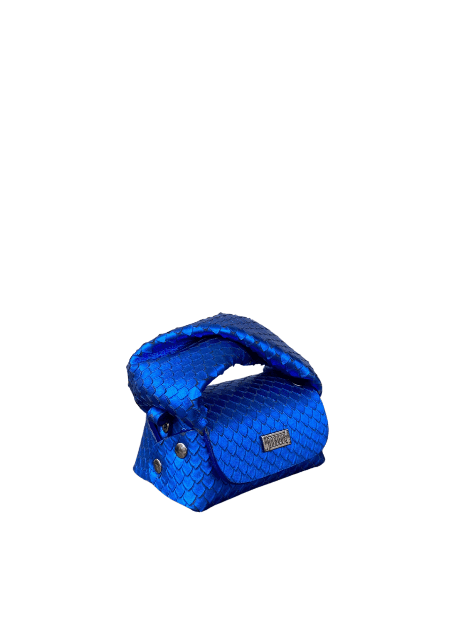 Lily Electric Blue Snake Print