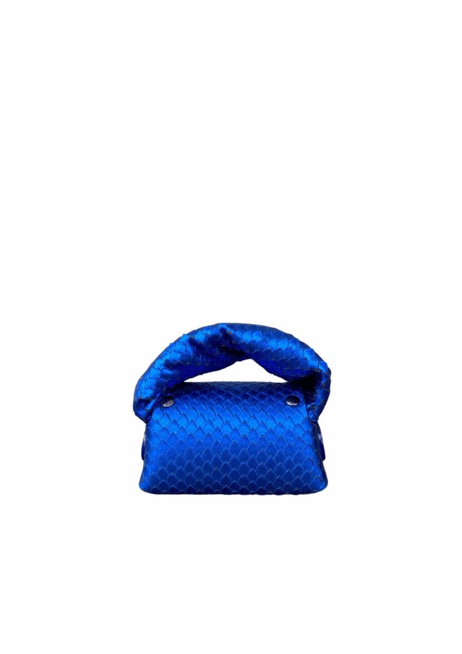 Lily Electric Blue Snake Print