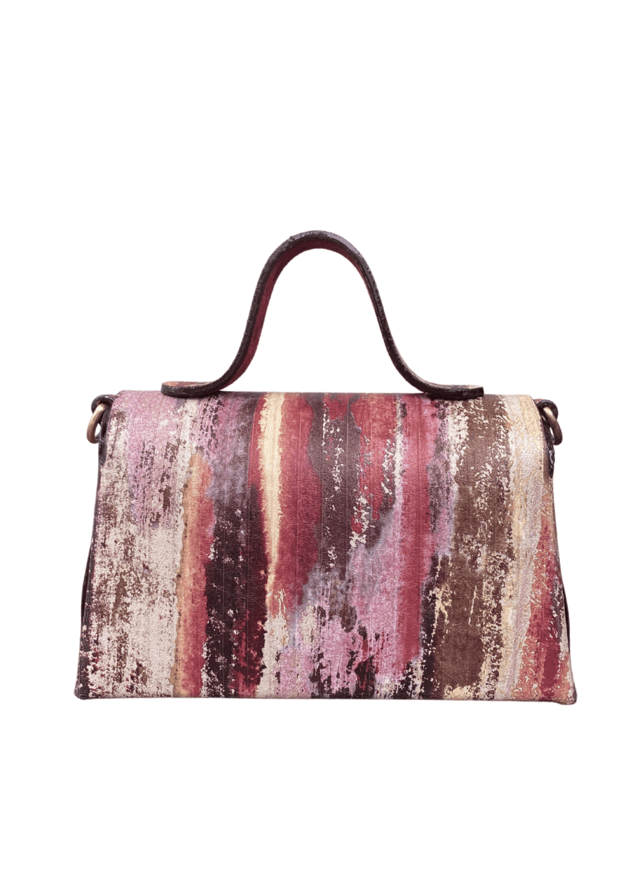 Lina Multicolored Handpainted Leather