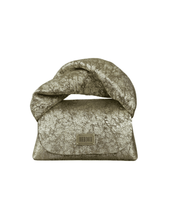Nury Mint & Brown Crackled Print