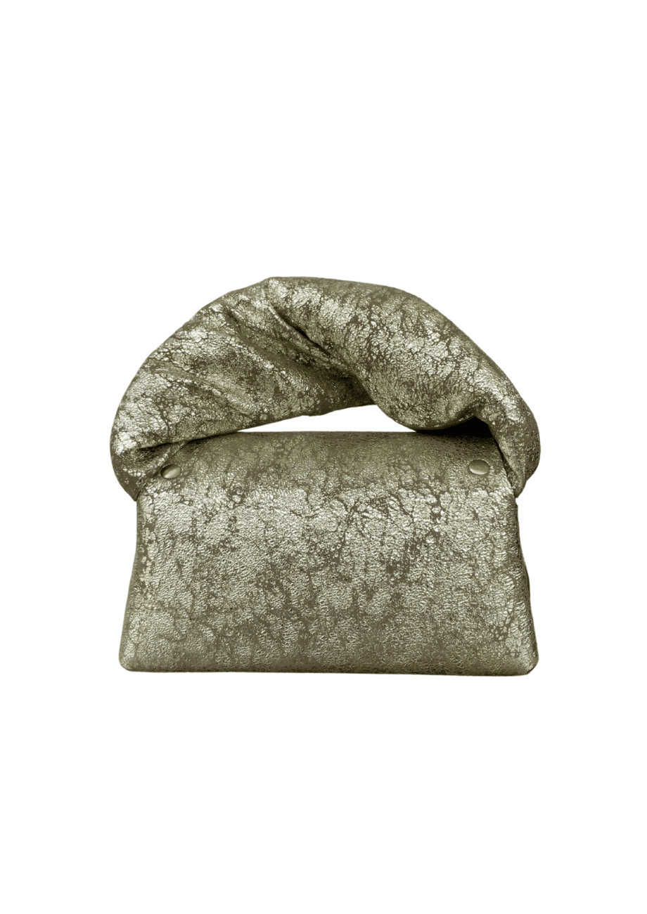 Nury Mint & Brown Crackled Print