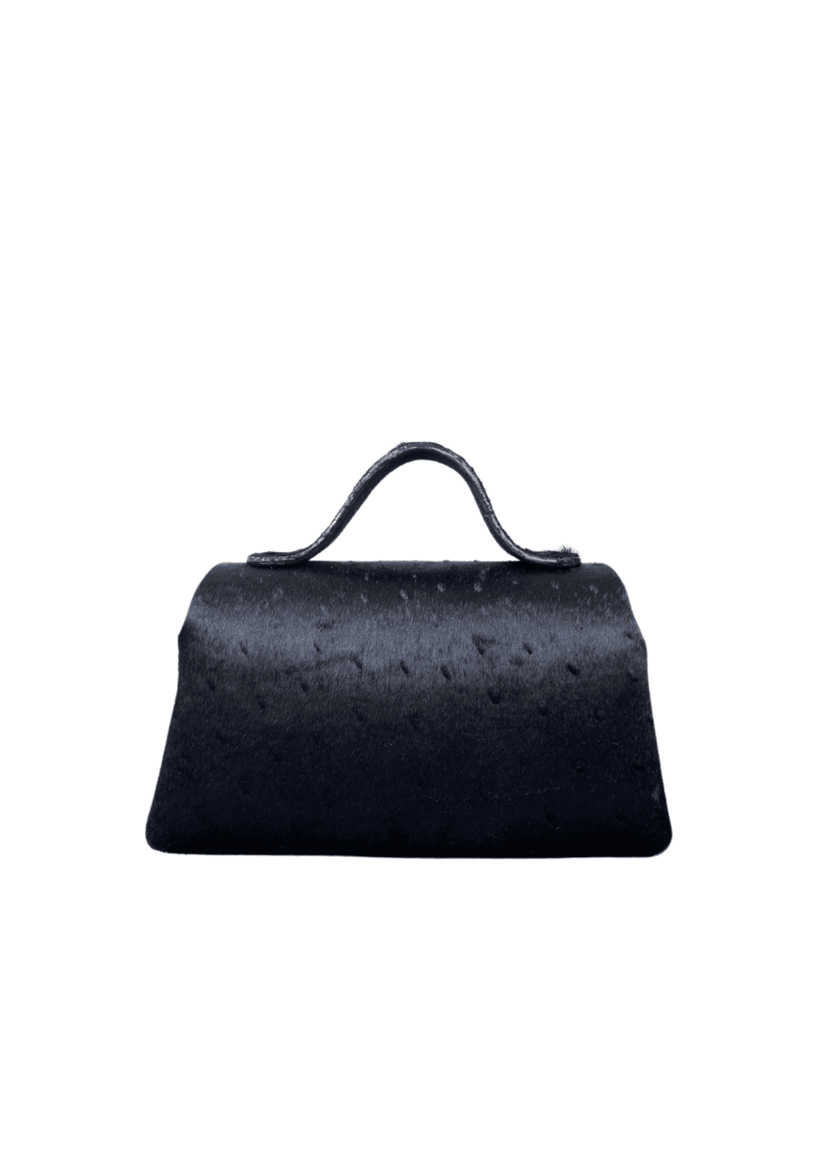 Mira Black Ostrich Pony