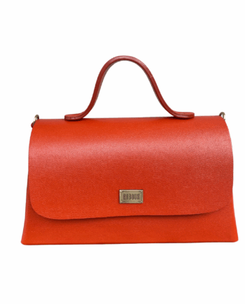 Lina Maxi Orange Flat Grain