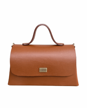 Lina Maxi Brown Pebble Grain