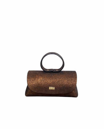 Hana Bronze & Shiny Orange Metallic